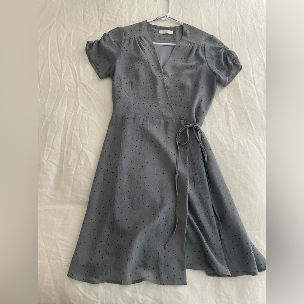 Blue Wrap Dress